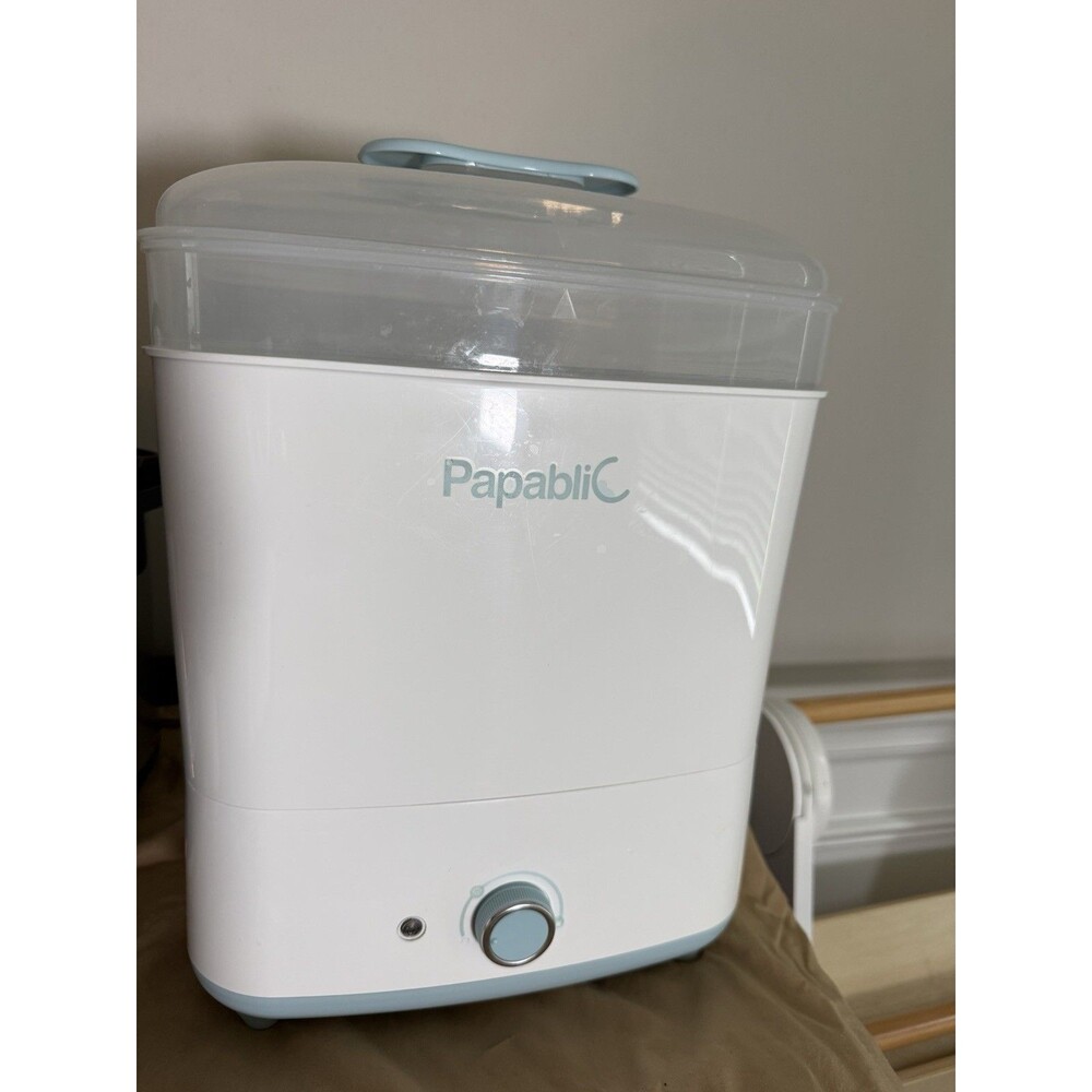 Papablic Baby Bottle Sterilizer/Dryer, Electric Steam Sanitizer Holds 11 Bottles